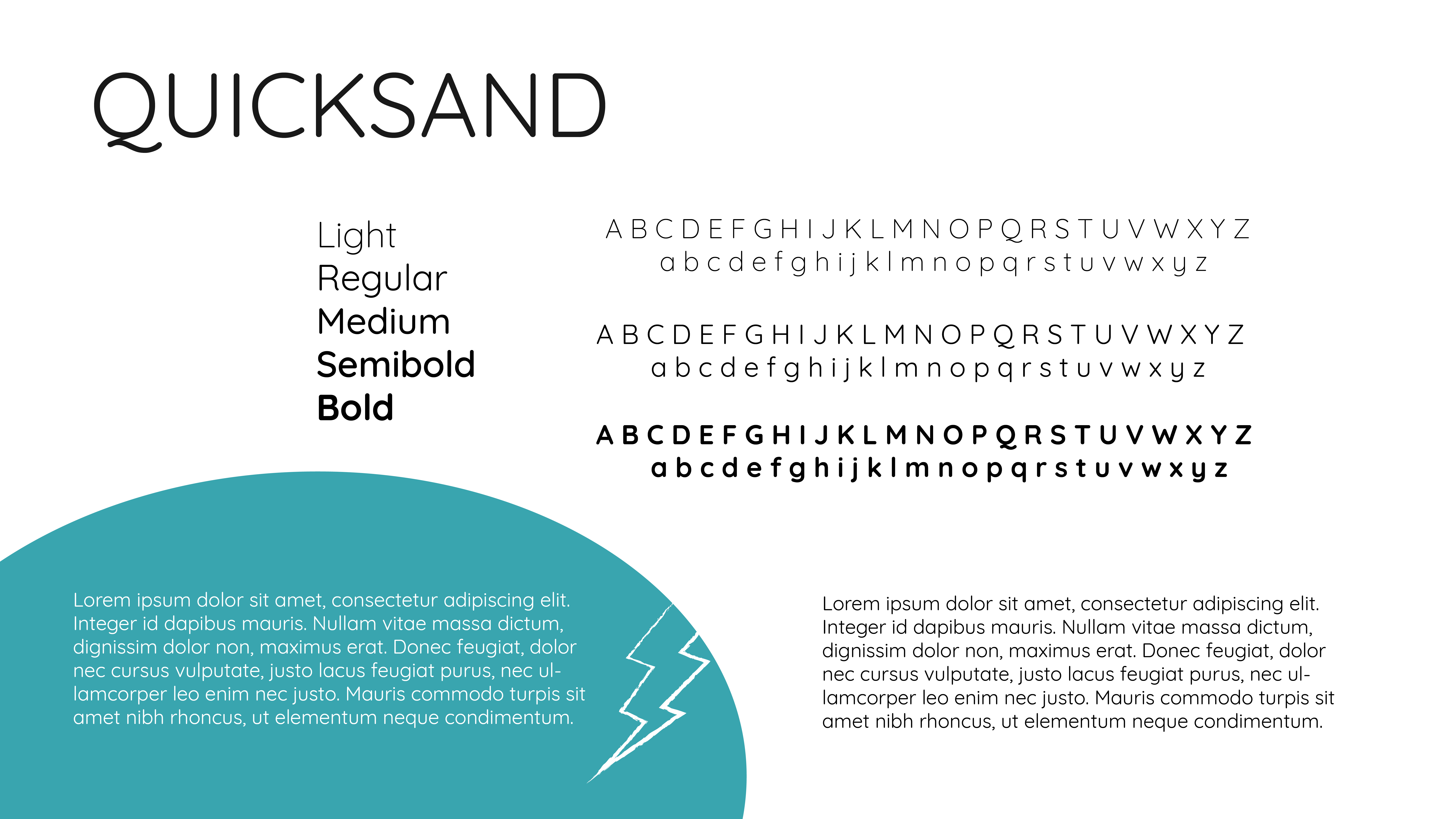 Typography examples